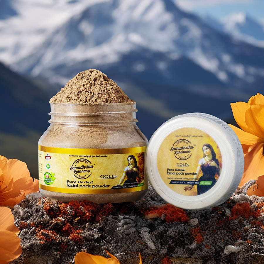 Pure Herbal Gold Facial Pack Powder