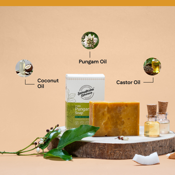 Traditionally Handcrafted Pungam Oil soap