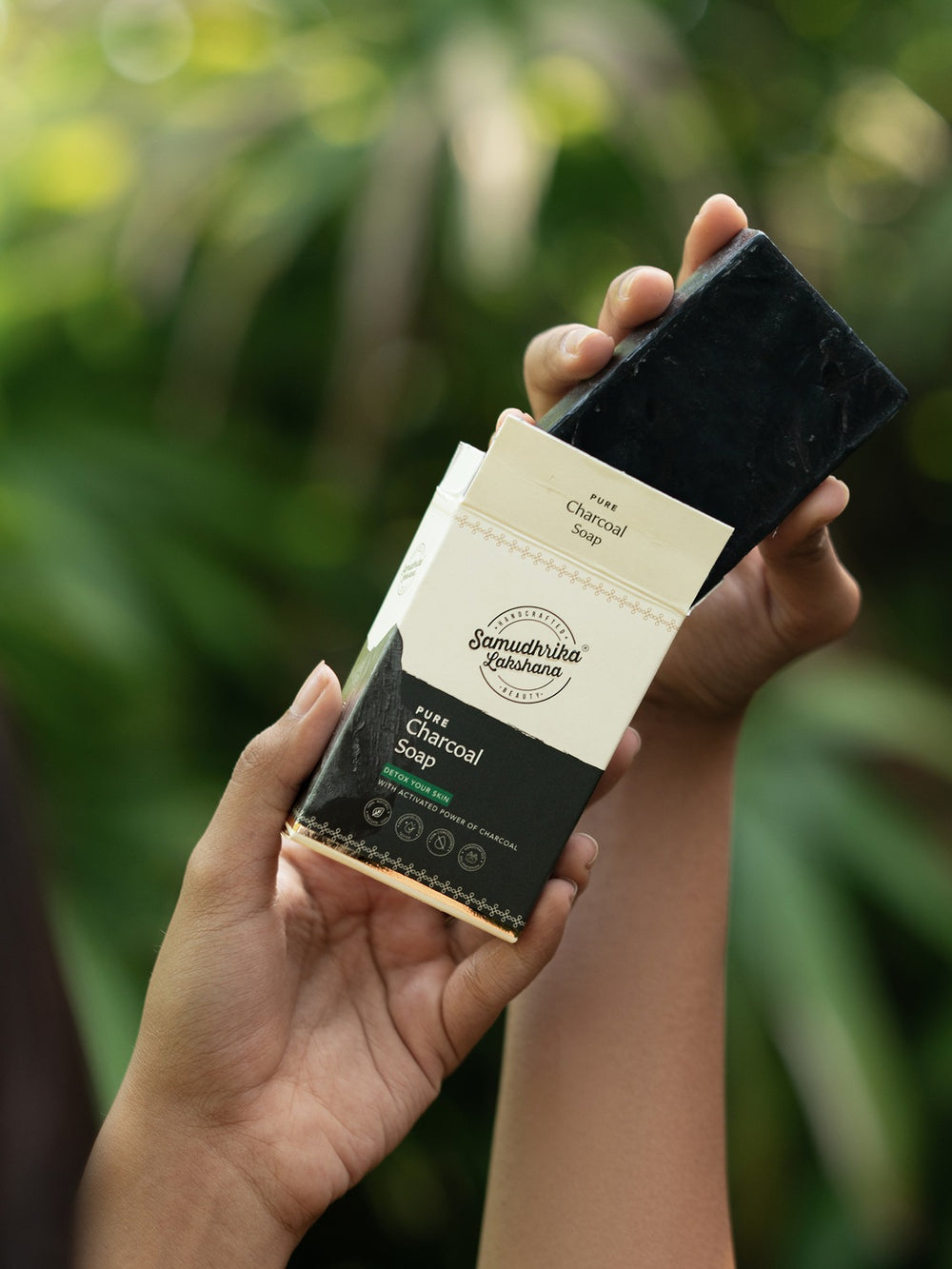 Handcrafted Pure Herbal Charcoal Scrub Soap