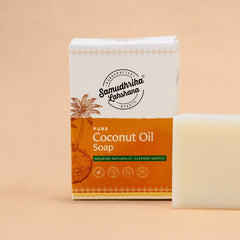 Traditionally Handcrafted Wood Pressed Coconut Oil/ Castor Oil Soap