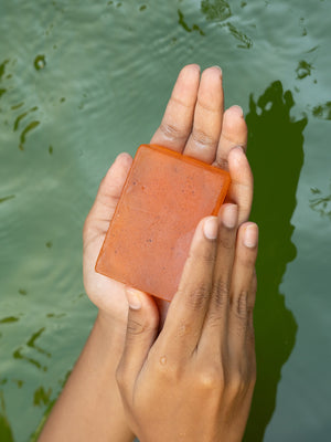 Traditionally Handcrafted Herbal Gold Soap