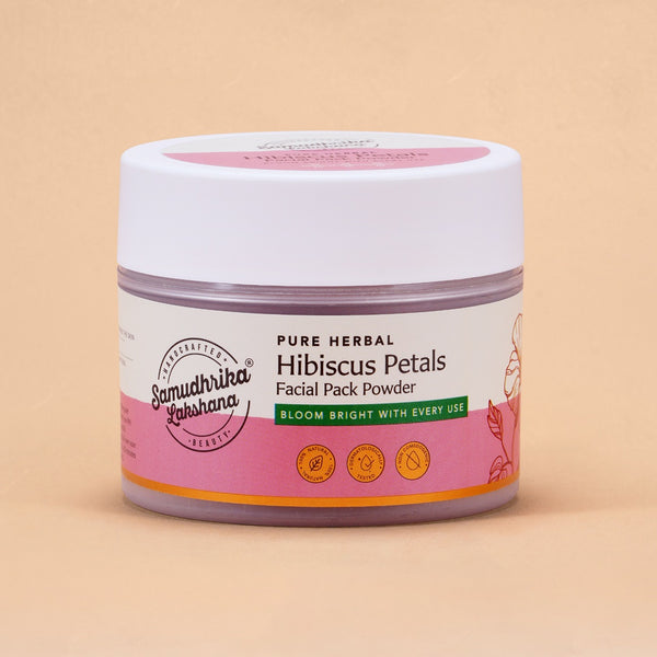 Pure Herbal Hibiscus Petals Facial Powder