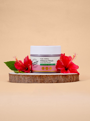 Pure Herbal Hibiscus Petals Facial Powder