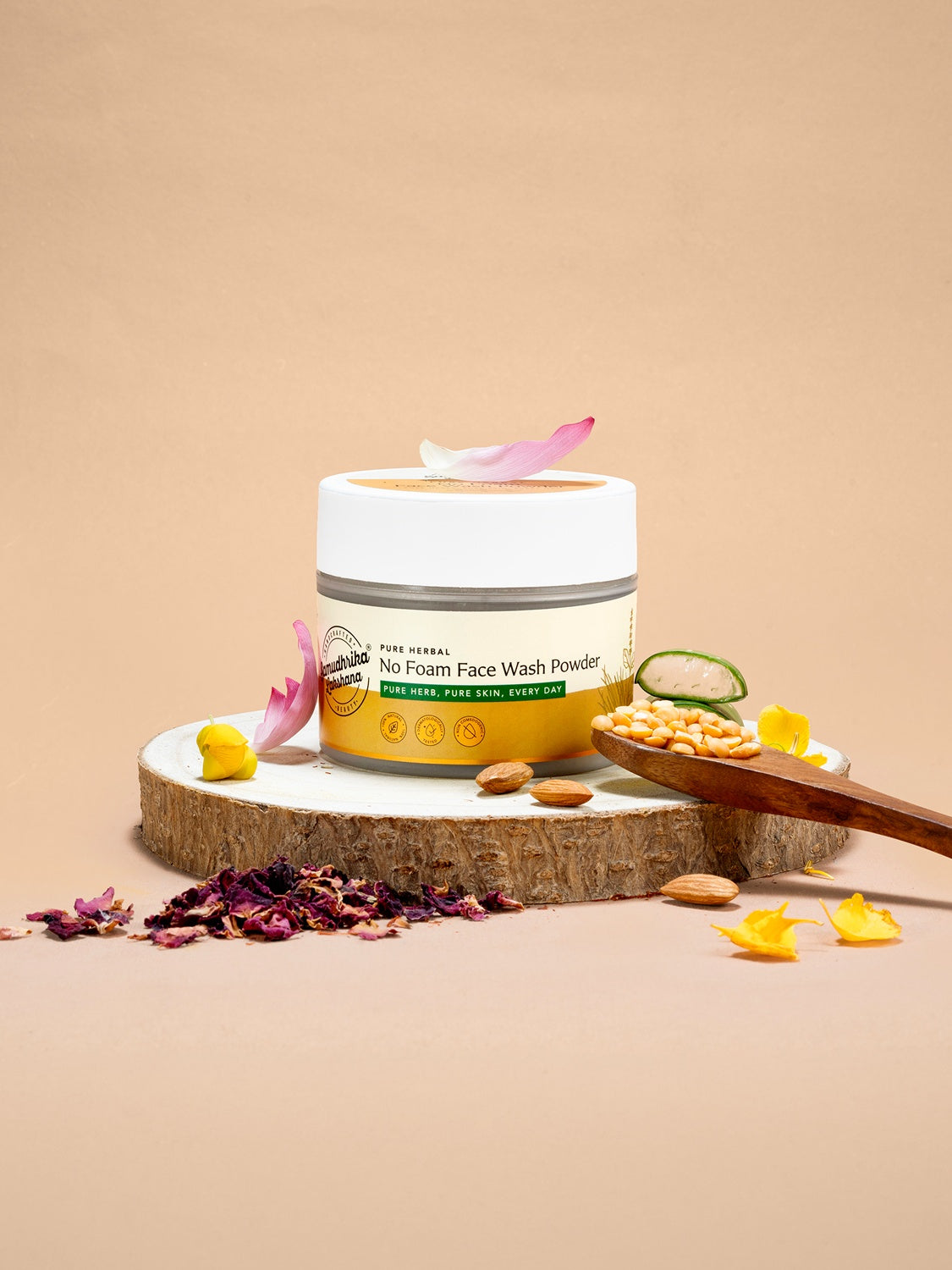 Test No Foam Face Wash Powder