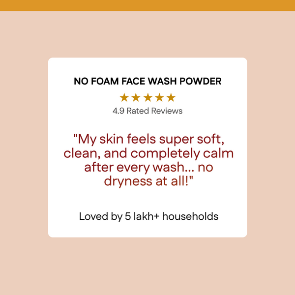 No Foam ⁠Face wash