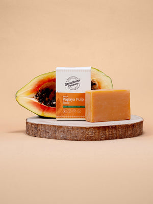 Traditionally Handcrafted Pure Papaya Pulp Soap