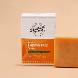 Traditionally Handcrafted Pure Papaya Pulp Soap
