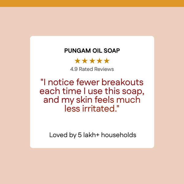 Traditionally Handcrafted Pungam Oil soap