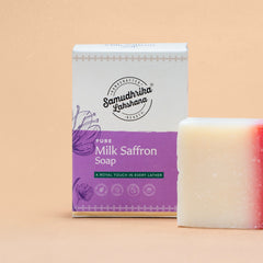 Purely Handcrafted Milk Saffron Soap