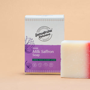 Purely Handcrafted Milk Saffron Soap