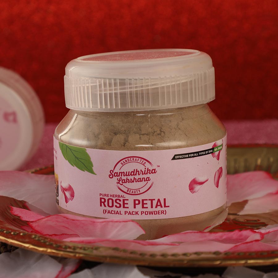 Samudhrika Lakshana’s Pure Herbal Rose Petals Facial Powder
