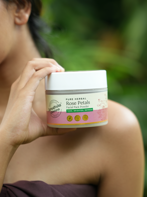 Pure Herbal Rose Petals Facial Powder