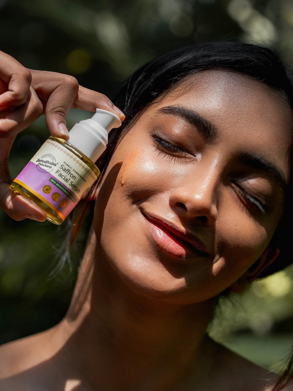 Test Saffron Facial Serum