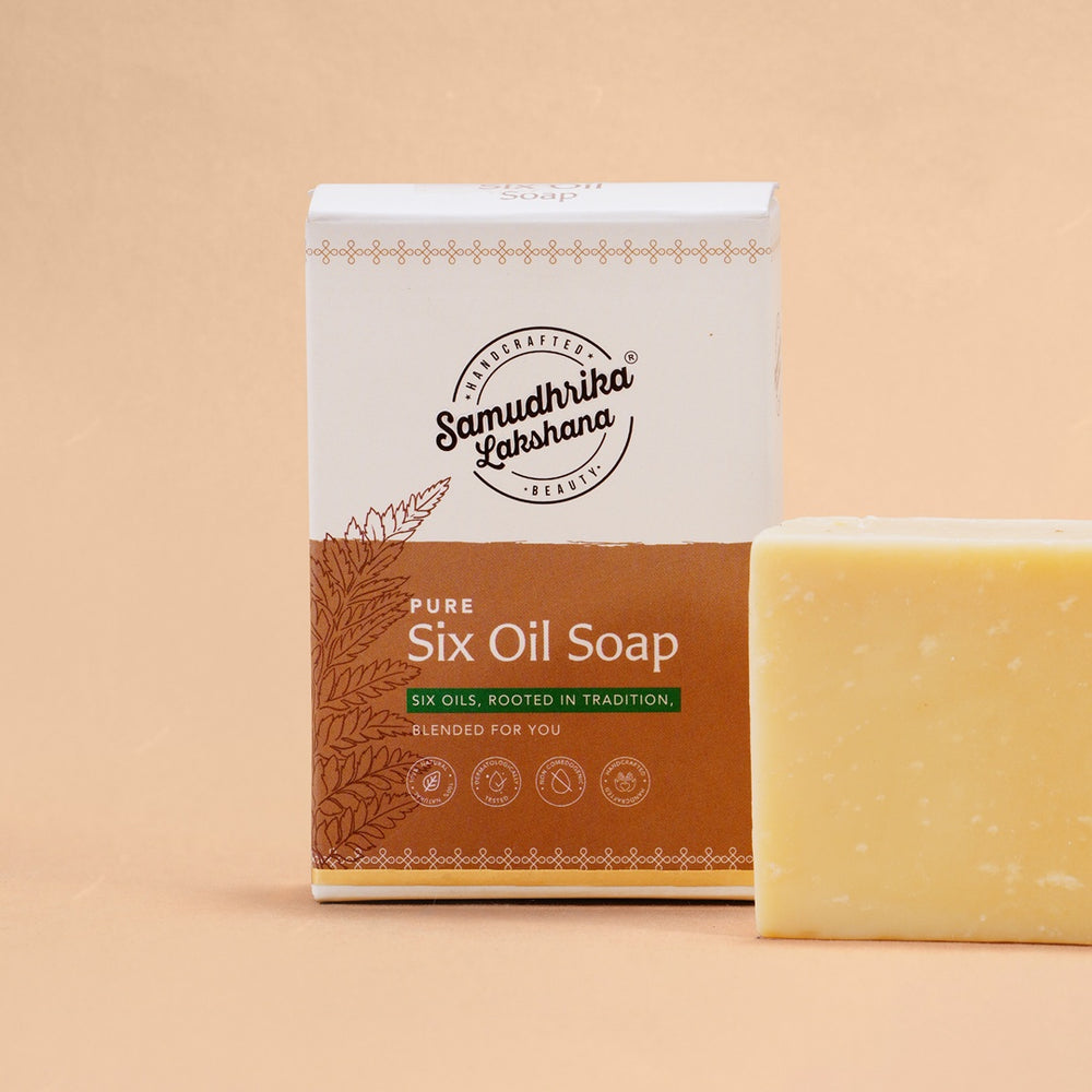 Traditionally Handcrafted Wood Pressed Six Oil's Combination Soap