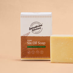 Traditionally Handcrafted Wood Pressed Six Oil's Combination Soap