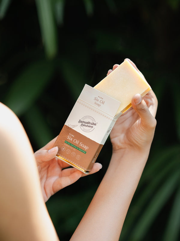 Traditionally Handcrafted Wood Pressed Six Oil's Combination Soap